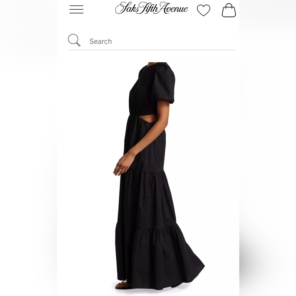 NWT Wayf Plaza Cutout TieredMaxi Dress, Small - Picture 5 of 11